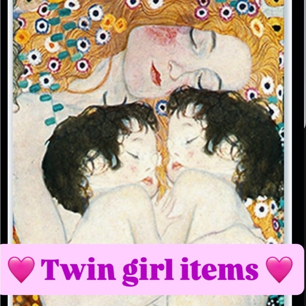 Artistic Print of Mother and Twins